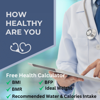 Natural Living BMI BMR BFP Calculator