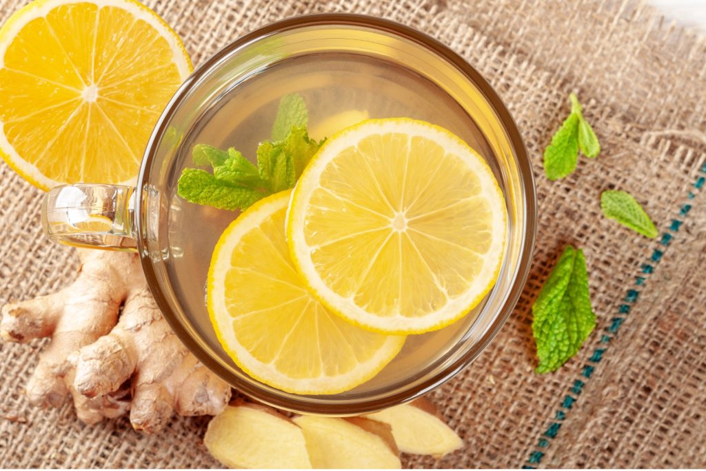 lemon ginger tea