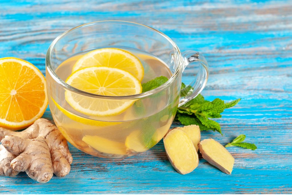 lemon ginger tea