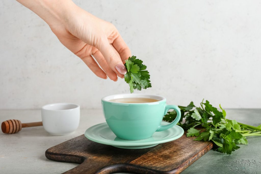 Parsley tea